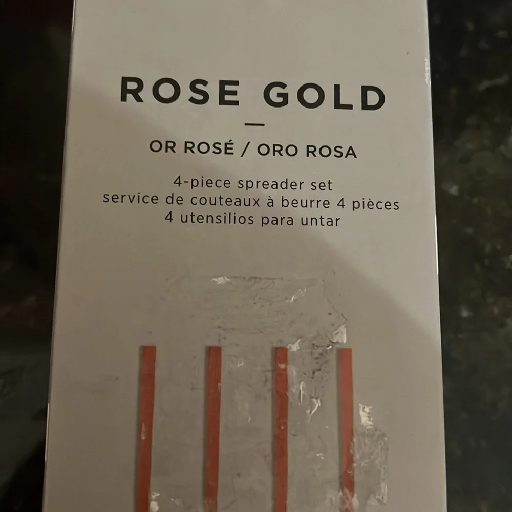 West Elm Rose Gold Spreader Set Box New Hostess Gift